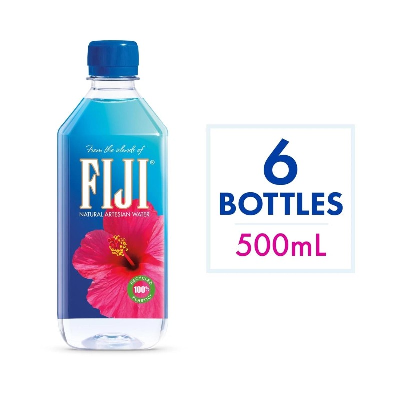 FIJI Natural Artesian Bottled Water 500 mL / 16.9 Fl