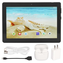 8 Inch Tablet for Android 11.0 with Bluetooth Headset 6GB 128GB 1920x1200 20MP Camera 8 Core CPU 4G LTE Tablet 100‑240V Black US Plug