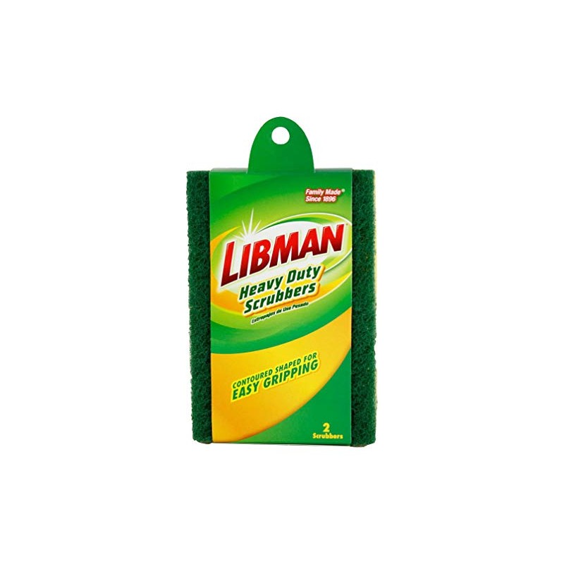 Libman Sponge Scrubbers, Pack of 2