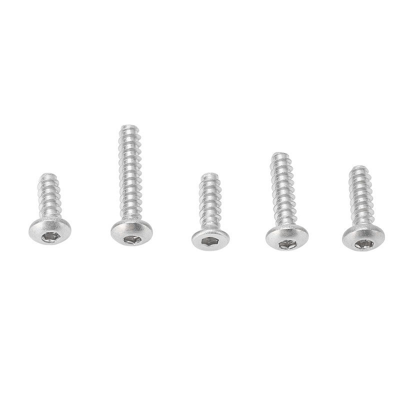 RC Screw Kit Stainless Steel Half Round Head Countersunk Head