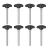 QUARKZMAN 8 Pcs Thumb Screw Wing Screws Plastic T Wing