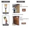 Venier Wood Like Paint Garage Doors (Light Oak) - Furniture