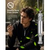 BOLAGTIER Breathing Necklace Stop Smoking Aid with Flavor Filter (Silver)