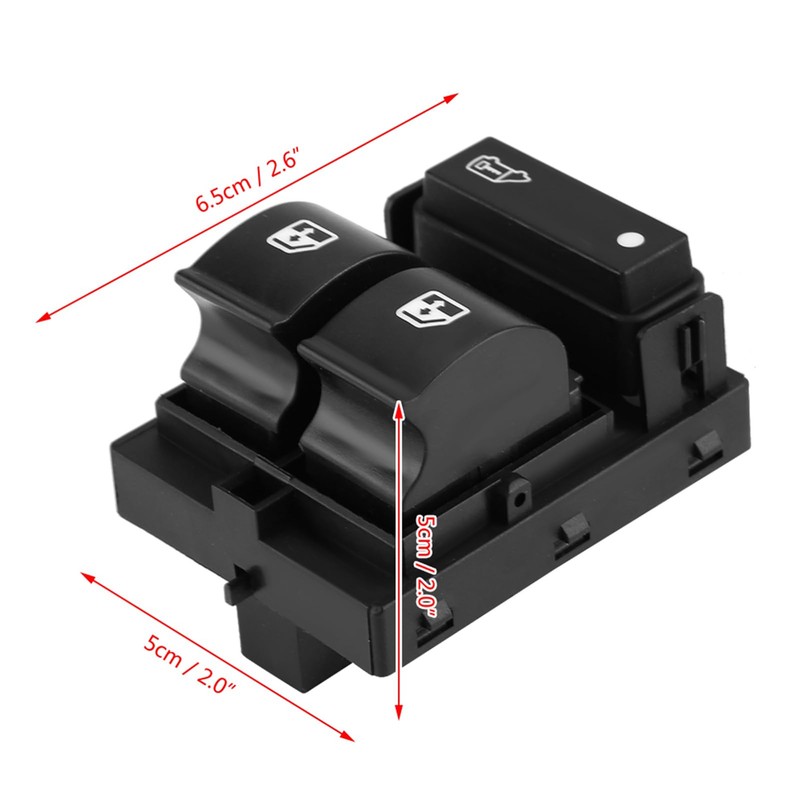 YUMILI Electric Window Switch Push Button for Citroen Relay Doblo