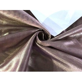 44" Wide Silk Fabric - Available in 3 Colours - Salmon Pink and Gold/Deep Salmon Pink, X Gold and Periwinkle X, White Gold, Evergreen x White Gold