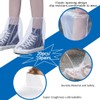 10 Pairs Shoe Covers Boot Covers Plastic Disposable Waterproof Shoe