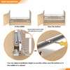 SANNO Expandable Slide Out Shelf Organizer, Pull Out Cabinet Shelves
