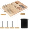 Wooden Pegboard for Finger Dexterity, 36-Hole Hand Therapy Peg Board