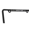 Jeep Black Plastic License Plate Frame Holder - Let The