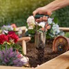 Relaxdays Flower Bulb Planter, Set of 2, Sewwood & Bulb