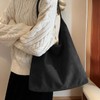 AdiStylinno Suede Tote Bags for Women, Large Capacity Suede Shoulder