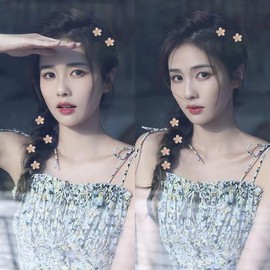 10 Pcs Small Flower Claw Clip Flower Hair Clips for Women Girls Flowers Hair Barrettes Flower Hair Accessories for Women No Slip Styling Flower Hairpin