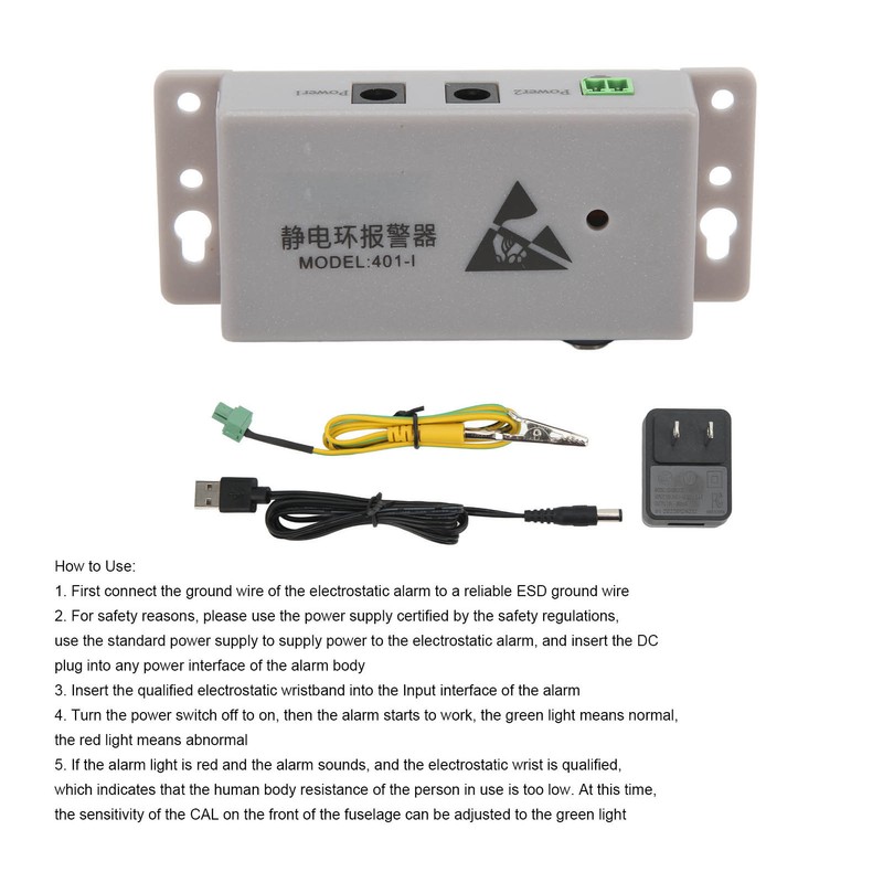ESD Wrist Strap Monitor Online Electronic Single Non Static Wristband