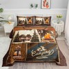 Smell Sunshine Camping Cabin Comforter Set for Kids Teens,Outdoor Adventure