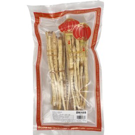 Sweet Post Dried Ladybell Root 16oz, Straight Root Adenophora, Traditional Chinese Soup Herb, No Additives, Resealable Pouch 原枝沙参条