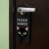 GRAPHICS & MORE Black Cat Do Not Disturb Plastic Door