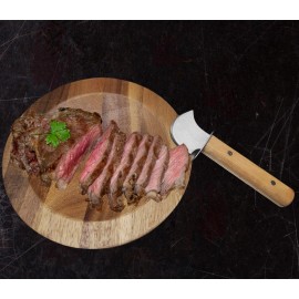 Hshqing Steak Rocking Knife with Anti-Slip Handle for One-Handed User, Super Sharp Ro...