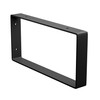 Amig Mod. 3001 Shelf Bracket, Black/White, 126 x 261 x