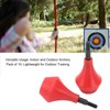 10PCS Archery Arrow Head Safety Arrow Tips Screw in Nylon