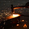 Fire Poker for Fire Pit, 40”Twisted Rope Design Fireplace Poker,