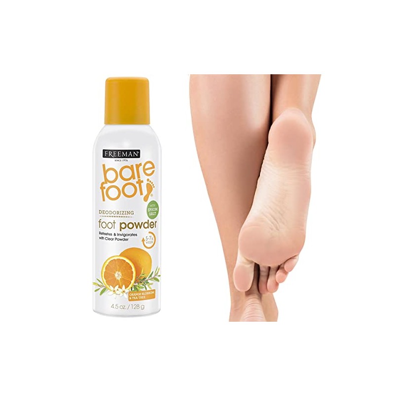 Freeman Bare Foot Powder Deodorizing Spray 4.5 Ounce (133ml)