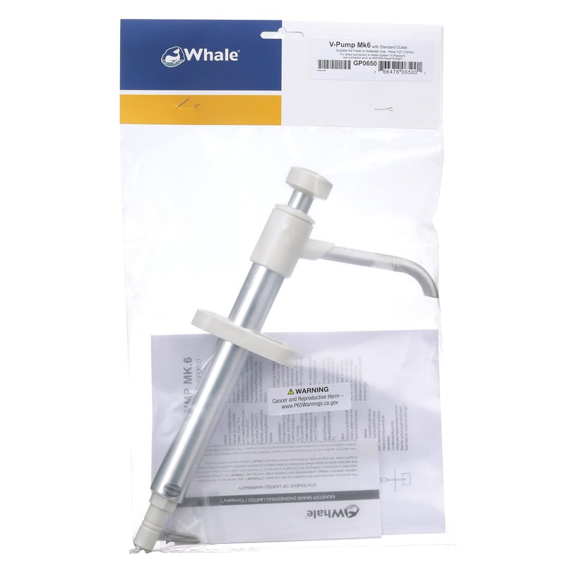 Whale GP0650 V Pump Mk 6 Hand-Operated Galley Water Pump,