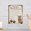 Shawprint Limited MY DOG'S RULES RETRO STYLE METAL TIN NORWICH