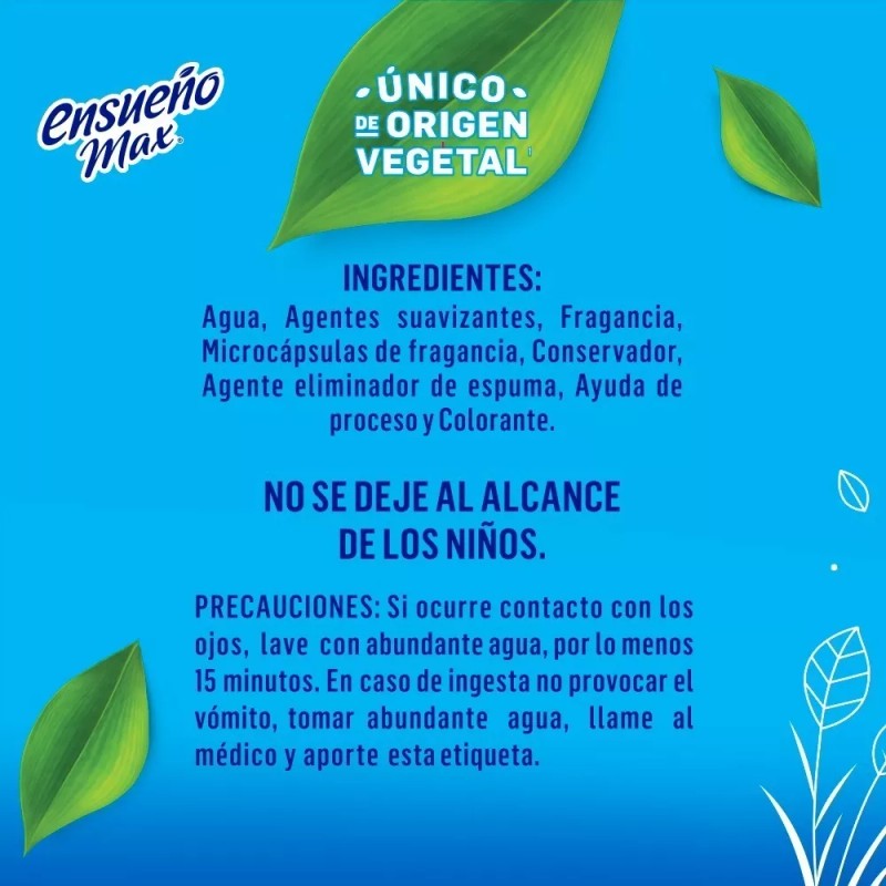 Ensueño Suavizante Ensueño Frescura Primaveral 850 Ml Pack X8
