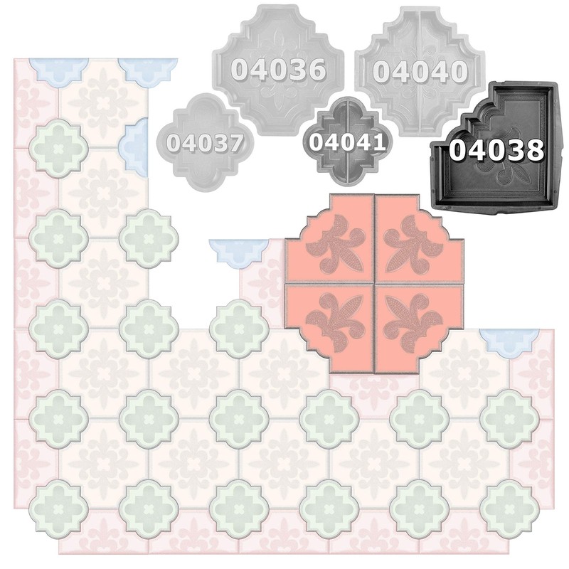 @tec Concrete Mould Formwork Mould Polypropylene (Plastic) - Paving /