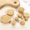 XuJJJJunB コルク玉 18*13*18mm 20個セット コルクコーンコルク栓 コーン木製ボトル栓 天然コルク栓ワインやビール瓶用の大小交換用コルク栓