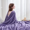 NEWCOSPLAY Super Soft Throw Blanket Lavender Premium Silky Flannel Fleece