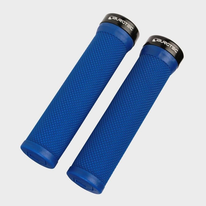 Burgtec Bartender Grips Bike Bicycle Handlebar Grips, Blue, One Size