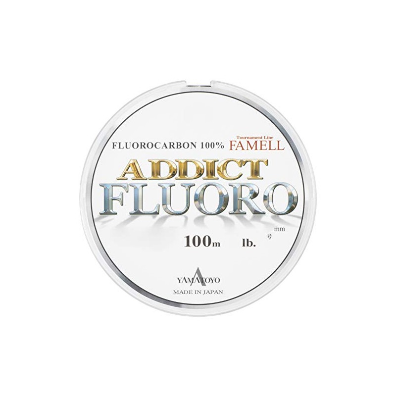 Yamatoyo Addict Fluoro Fishing Line, 328.1 ft (100 m)