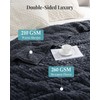 Topblan Weighted Blanket for Adults (60" x 80" 15lbs, Dark