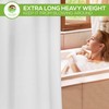 Clean Healthy Living XL Heavy Duty PEVA White Shower Curtain