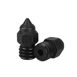 CR6 SE Hardened Steel Nozzle High Temperature Resistance M6 Thread MK8 Nozzles for CR-6 SE Ender 3 S1 /pro/v2 Ender 5 CR10 (0.4mm)¡­