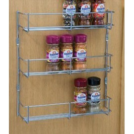 Spice and packet rack, 3 tier, 300 mm hole centres