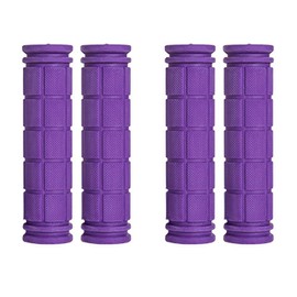 PLATT 2 Pairs Durable Anti-Slip Soft Rubber Bar Handle Grip Cover for Bike