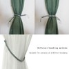 BEL AVENIR Curtain Rope Tiebacks, Drapery Rope Holdbacks with 4