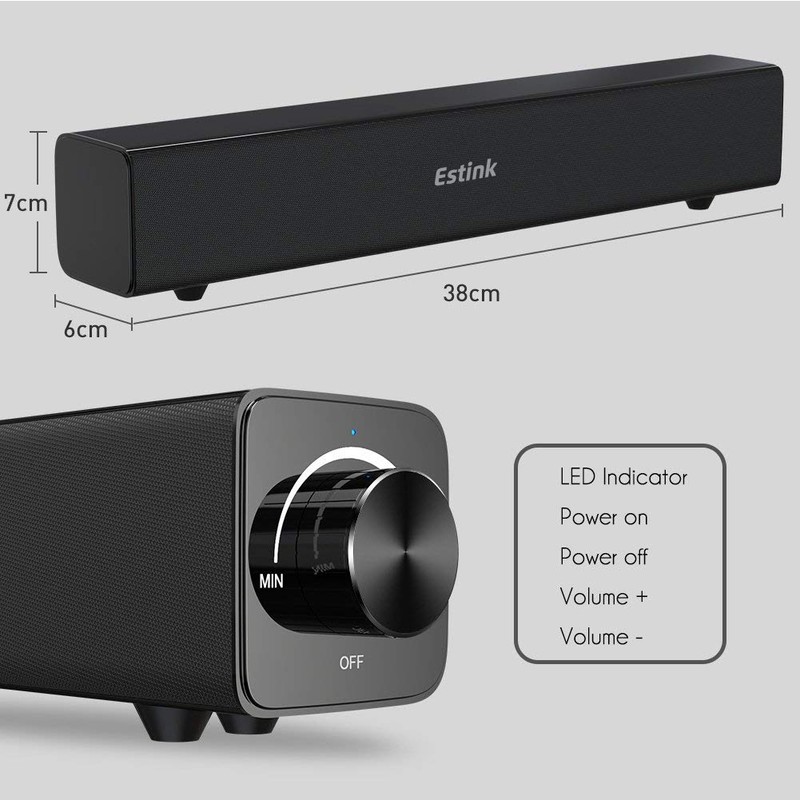 188/5000 PC Speaker, USB Speaker Computer Soundbar USB Player Box