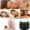 Pack of 6 Green Glass Empty Jars, Cosmetic Containers, 30