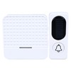 Wireless Doorbell White Self Power 20 to 80dB Adjustable Volume