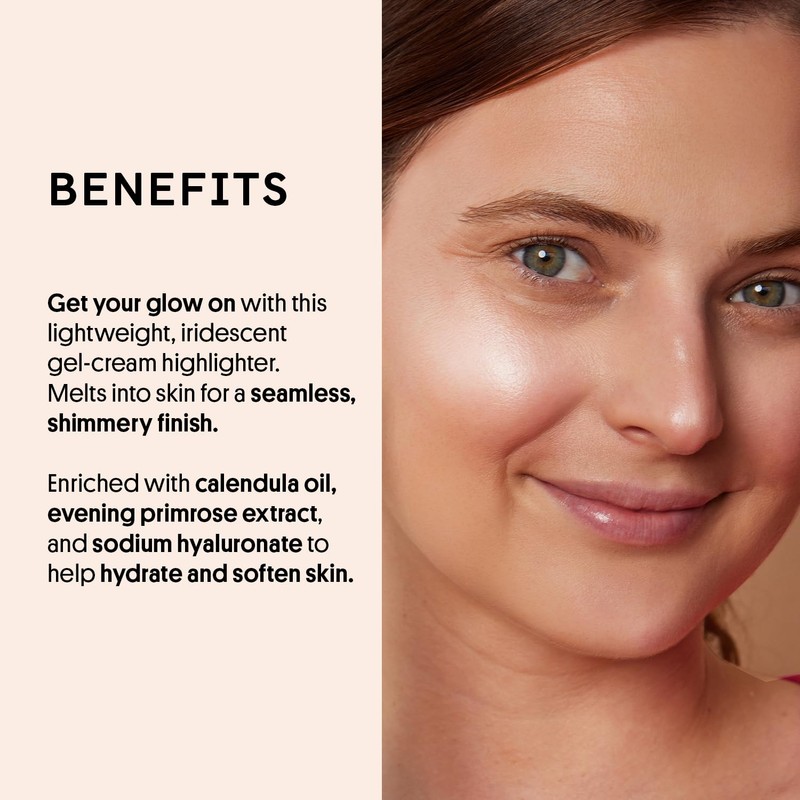 Winky Lux Cheeky Rose Liquid Highlighter - Gel Cream, Blendable