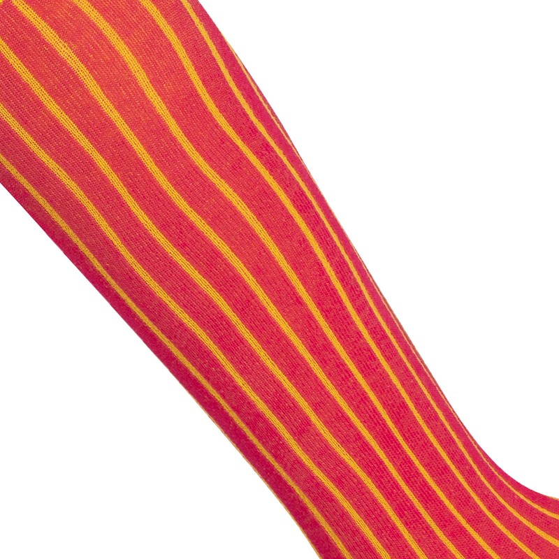 Mysocks Unisex Ribbed Knee Socks Made of Extra Fine Combed