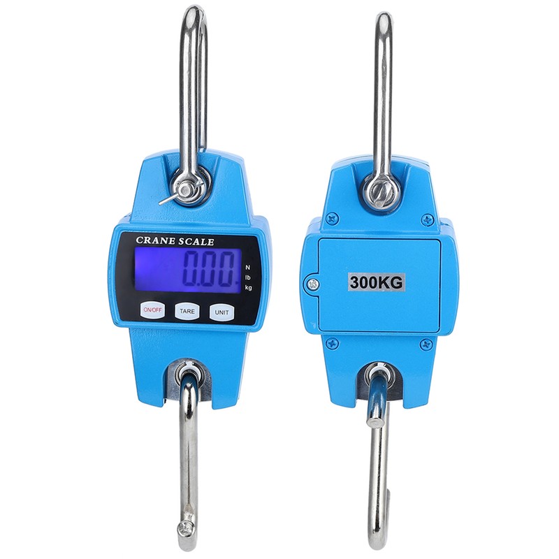 300KG Portable Mini Crane Scale Electronic Hook Hanging Weight Scale