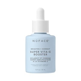 NUFACE | Super Super Vitamina C Booster Serum - Activador de Microcorriente Facial 30 ml | Gel Conductor Facial con Niacinamida | Gel Hidratante Facial - Completa tu Rutina de Skin Care Mujer