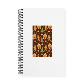 CafePress Snowman Couple Christmas Spiral Bound Journal Notebook, Personal Diary, Lined