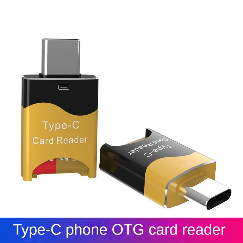 Snblzhef Type-C Card Reader Mobile OTG Card Reader Hidden Card