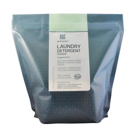 Grab Green 3-in-1 Laundry Detergent Powder, 4lbs -100 Loads, Fragrance Free, Plant and Mineral Based, Superior Cleaning Power, Stain Remover, Brightens Clothes, Packaging may vary