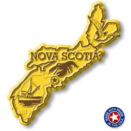 Nova Scotia Canadian Province Map Magnet